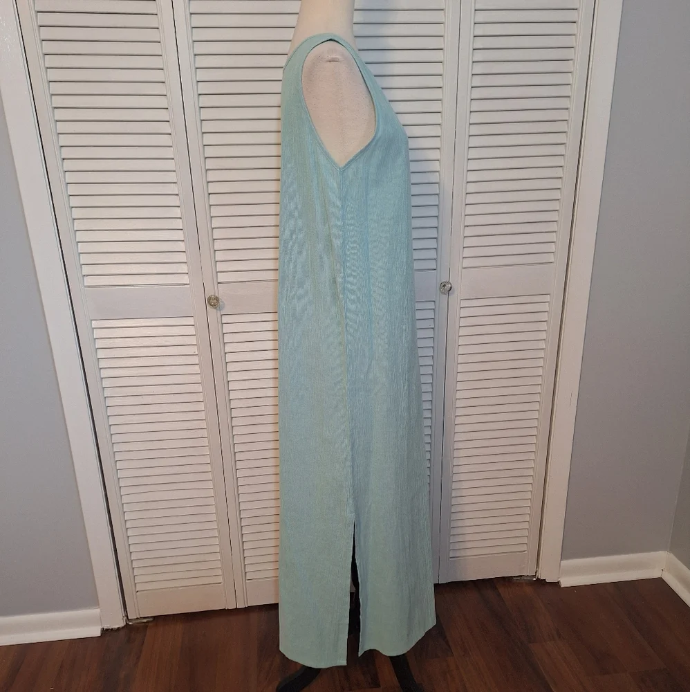 Rare vintage kokomo seafoam 2 PC maxi dress set sz medium *G - Picture 4 of 8
